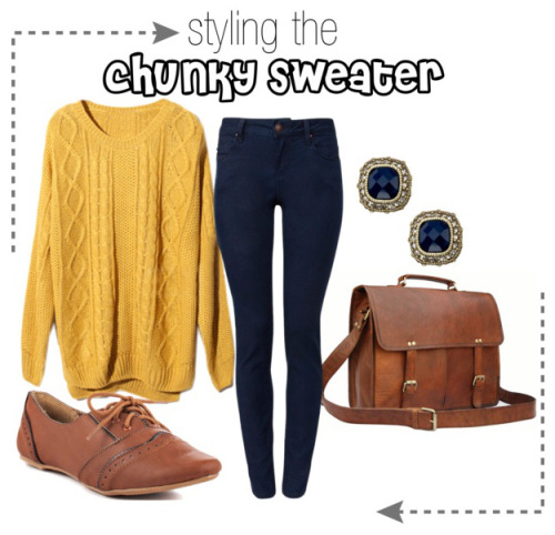 chunky sweater