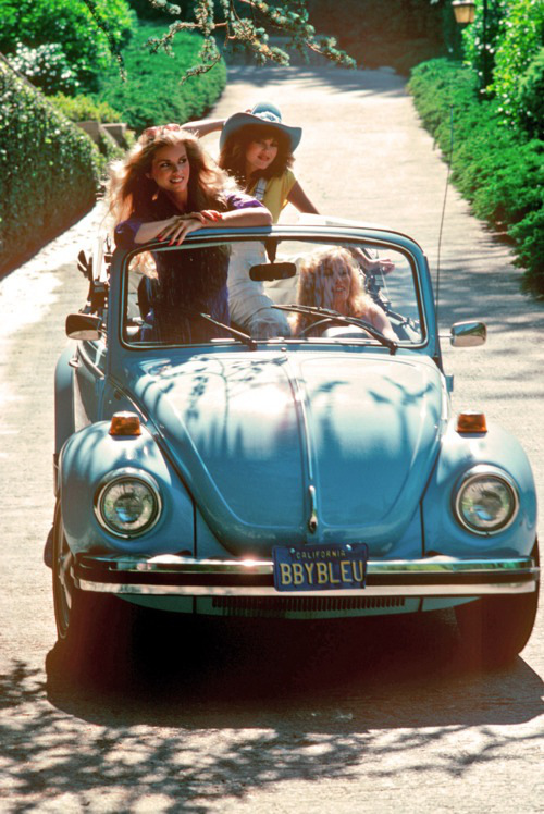 Vintage Blue Volkswagon