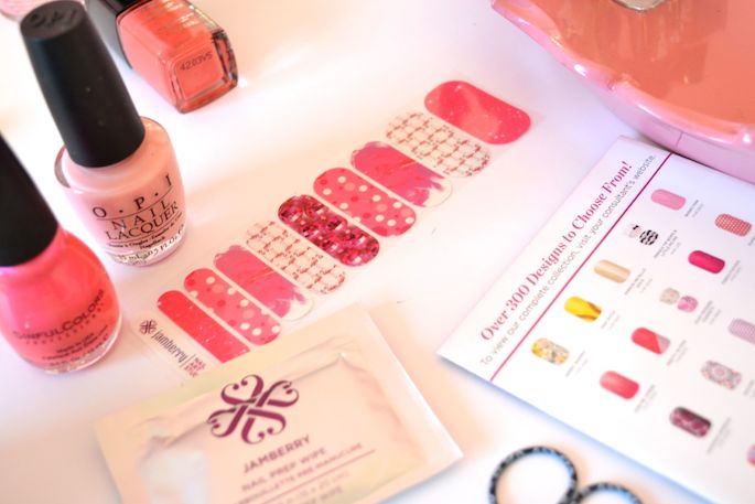 Pink Flamingo Jamberry Nail Wraps designed just for the Spanish Town Mardi Gras parade!