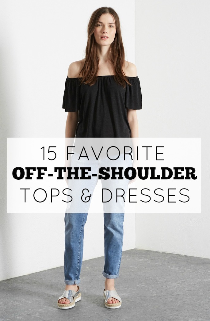 15 Off-The-Shoulder Tops and Dresses perfect for this summer!