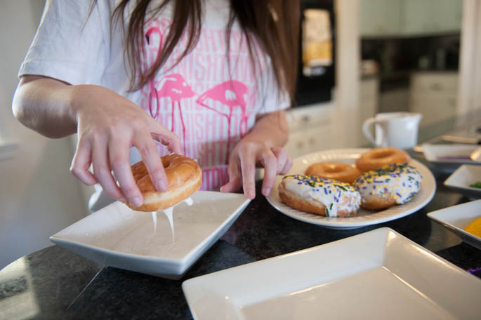 How to Make Mardi Gras King Cake Donuts